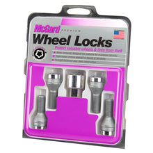 Cargar imagen en el visor de la galería, McGard Wheel Lock Bolt Set - 4pk. (Cone Seat) M12X1.25 / 19mm Hex / 25.6mm Shank Length - Chrome