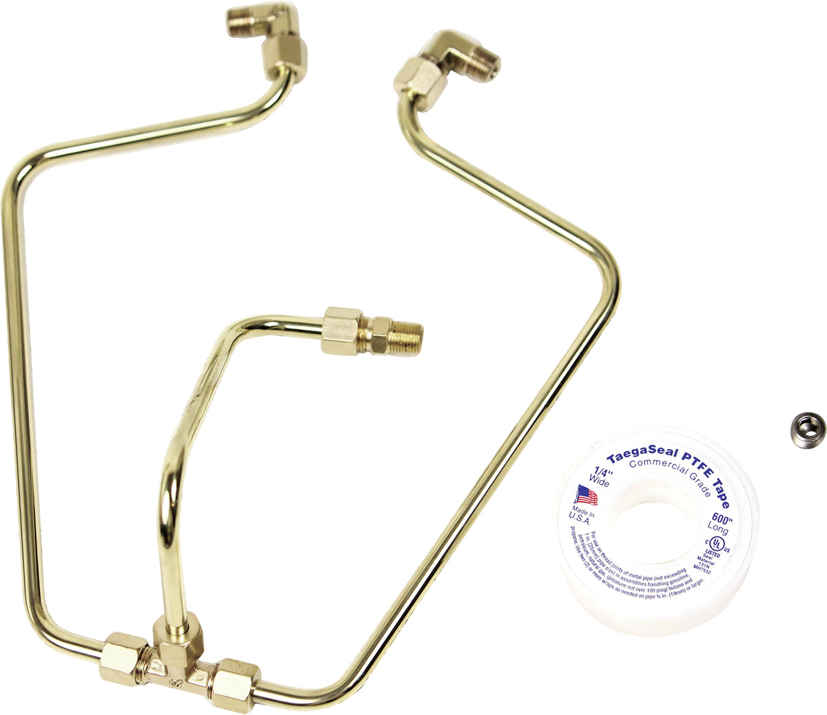 OLD STF Brass Rocker BOX Split OIL Line (STFB66)