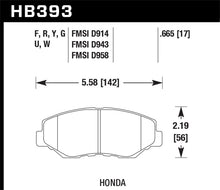 Cargar imagen en el visor de la galería, Hawk Acura/Honda HPS Street Front Brake Pads