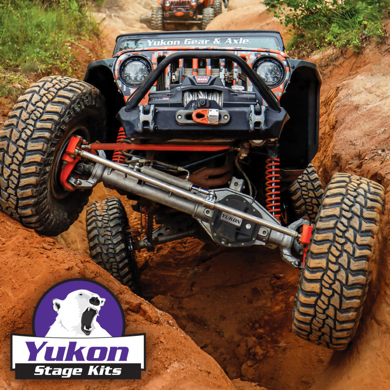 Yukon Gear Jeep JK Stage 2 Re-Gear Kit w/ Covers for Dana 44 5.38 Ratio 24 Spline