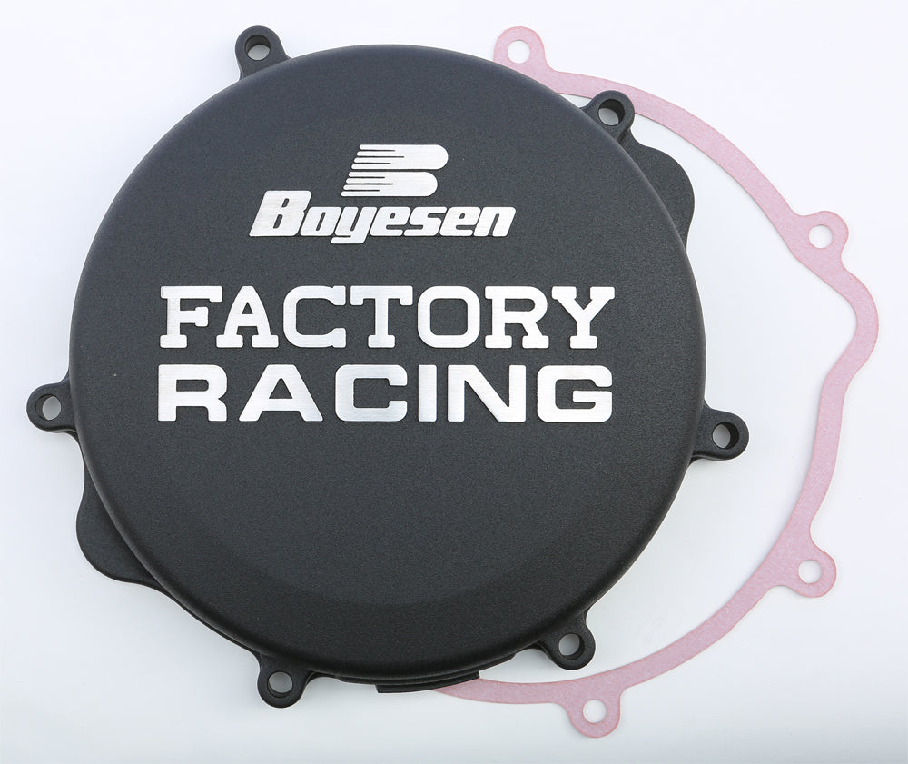 Boyesen Factory Racing Clutch Cover Black (CC-22B)
