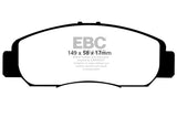 EBC 13+ Honda Civic Sedan 1.8 Natural Gas Ultimax2 Front Brake Pads