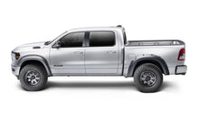 Cargar imagen en el visor de la galería, Bushwacker 19-22 Ram 1500 (Excl. Rebel/TRX) 76.3 &amp; 67.4in Bed Forge Style Flares 4pc - Tex. Blk