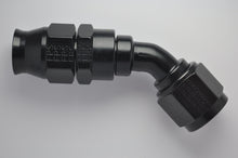 Cargar imagen en el visor de la galería, Fragola -6AN Real Street x 45 Degree Hose End Black For PTFE Hose