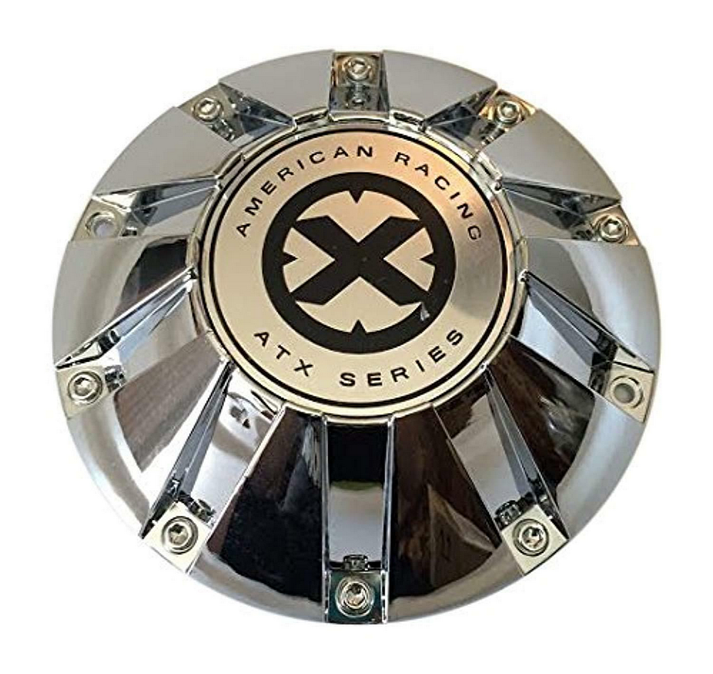 ATX PLASTIC COVERED LUG CAP CHROME/PVD