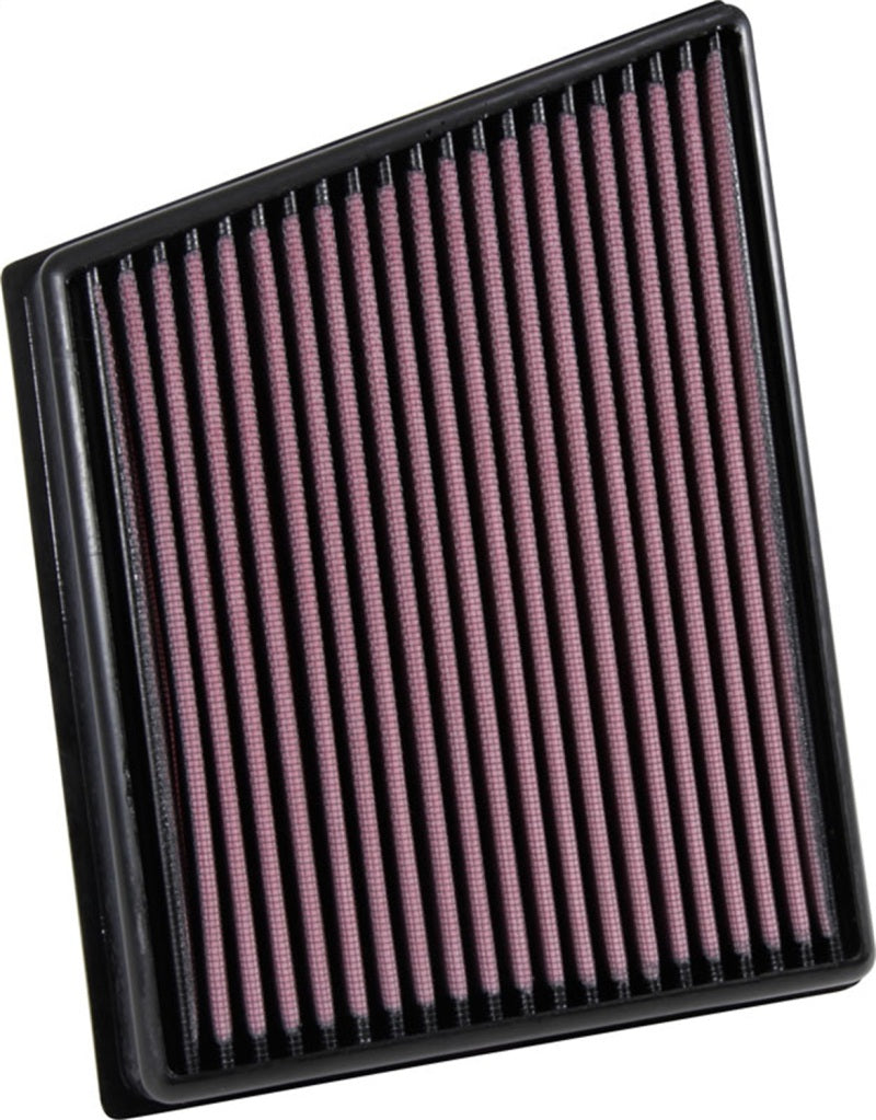 K&N 33-3075 Left Side Replacement Drop-In Air Filter — Fits 2015-2026 Jaguar F-Pace, 2017-2026 Range Rover Velar, 2015-2024 Jaguar XF