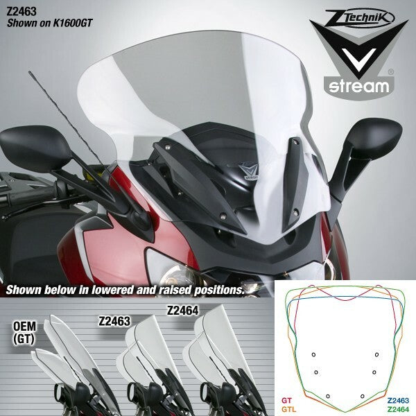 ZTechnik Vstream Windscreen Touring Clear BMW (Z2463)