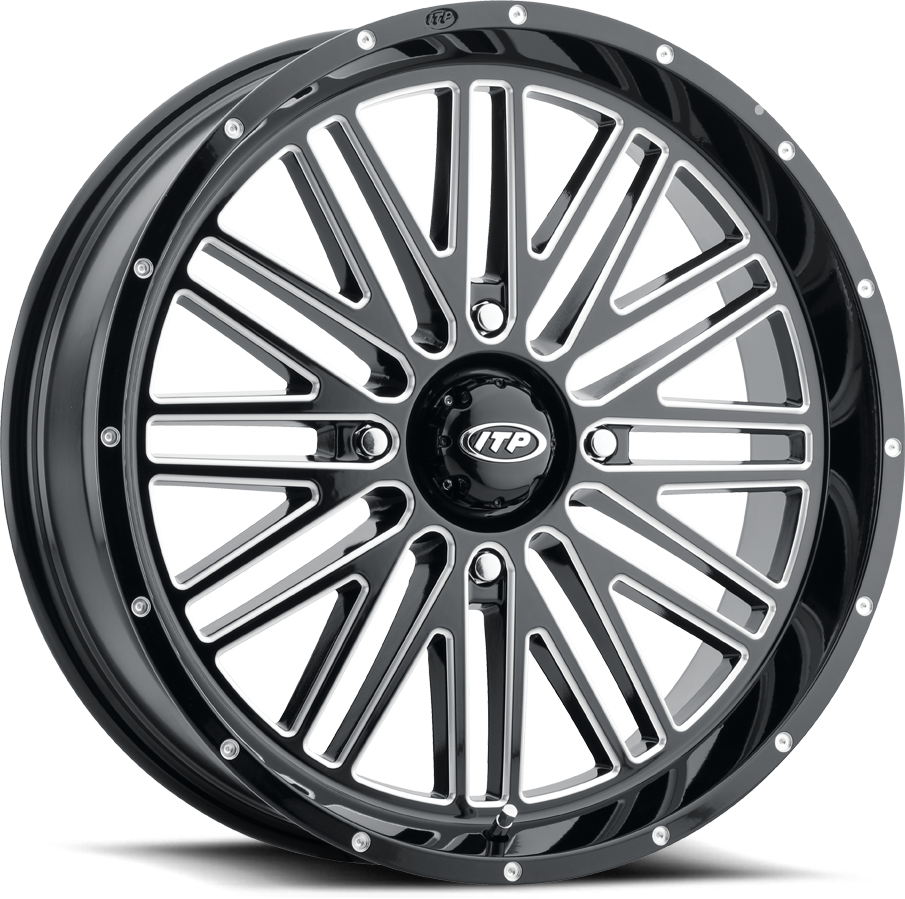 ITP Momentum Wheel BLK/MAC 20X6.5 4/156 4+2.5 (+10MM) (20MT113BX)