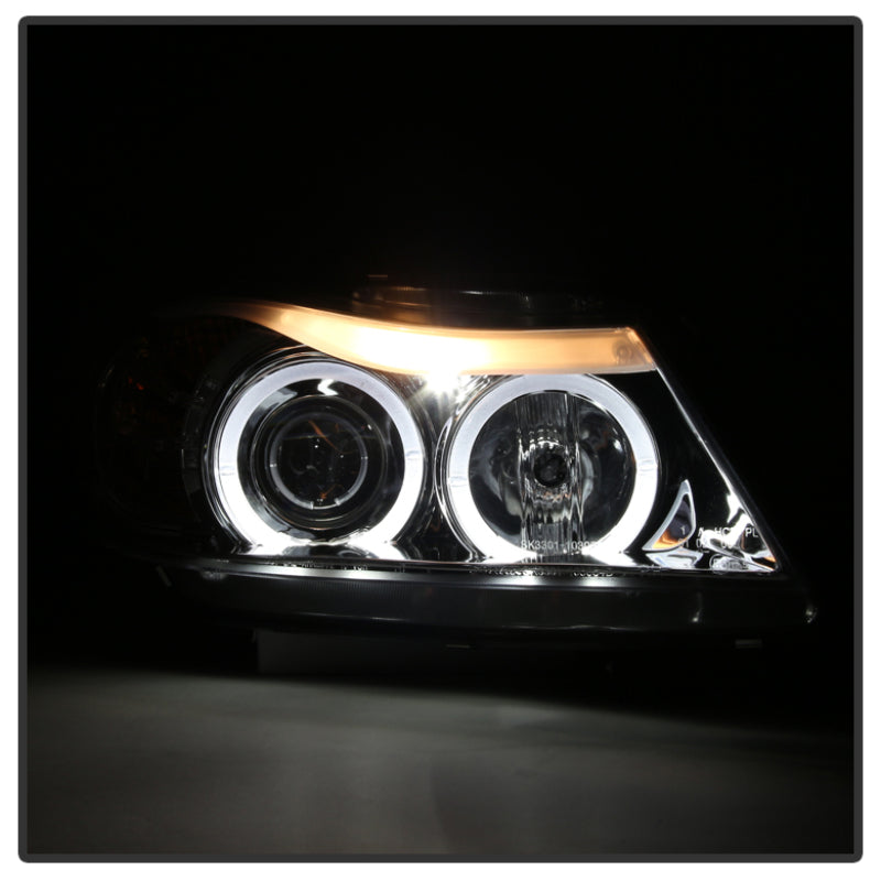 Bombilla reflectora LED de halo ámbar Spyder BMW E90 Serie 3 06-08 (4 puertas) Smke PRO-YD-BMWE9005-AM-S