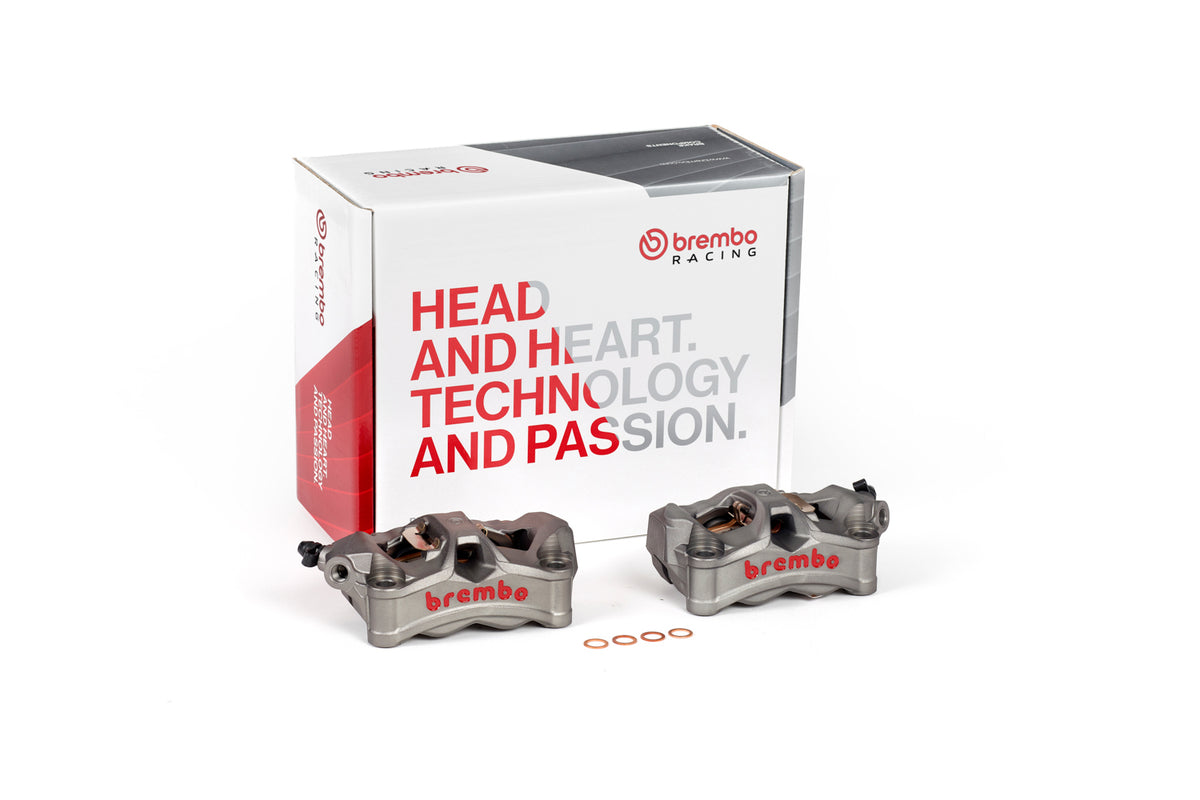 Brembo Prime Brake Caliper Stylema Front SET Titanium (220D02010)