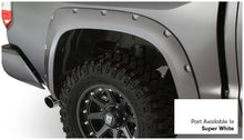 Cargar imagen en el visor de la galería, Guardabarros estilo bolsillo Bushwacker Fleetside para Toyota Tundra 16-18, 4 piezas, caja de 66,7/78,7/97,6 pulgadas, color blanco intenso