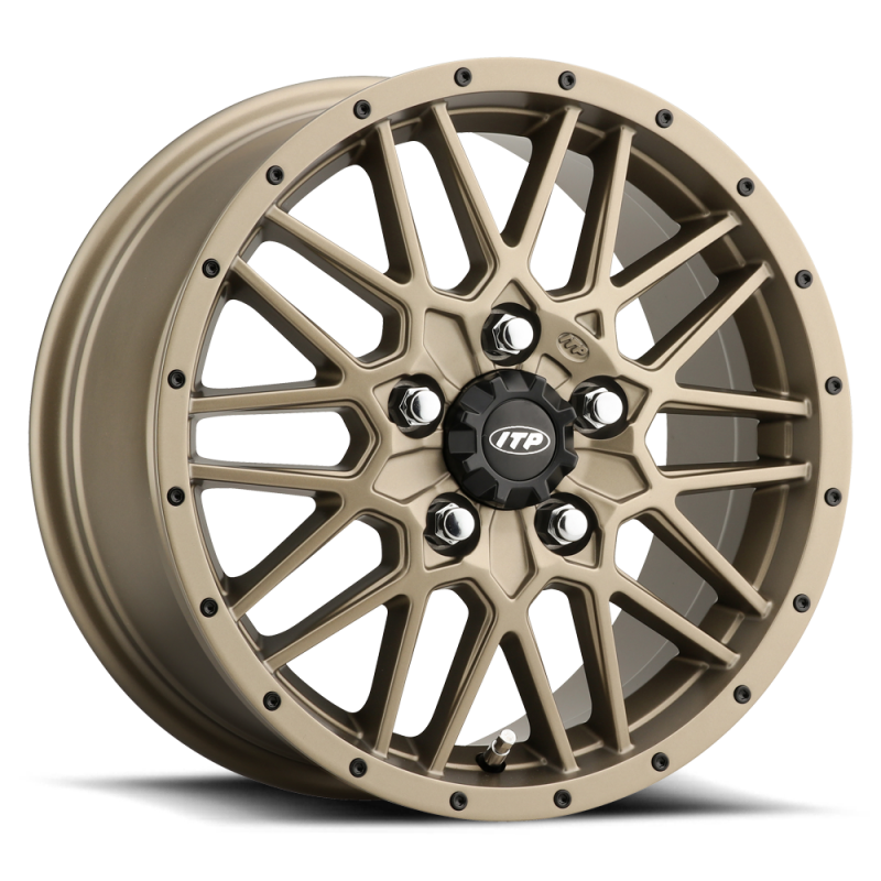 ITP Hurricane 18x6.5 / 4x156 BP / 4+2.5 Offset Bronze Wheel