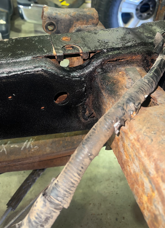 RustBuster Over Axle Frame Section - Left — Fits 2004-2008 Ford F-150