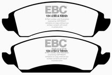 Cargar imagen en el visor de la galería, EBC 09-14 Cadillac Escalade 6.0 Hybrid Extra Duty Front Brake Pads