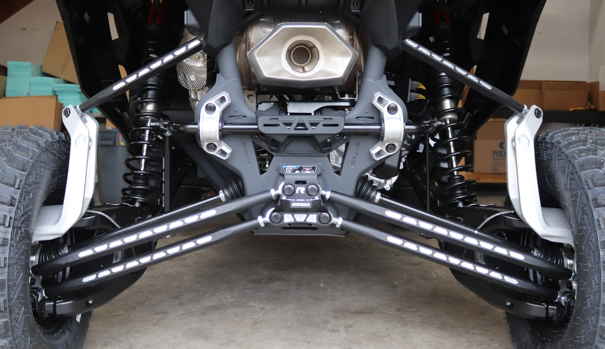 Modquad Rear Radius Rods Recut BLK (CA- RR-R-HEX)