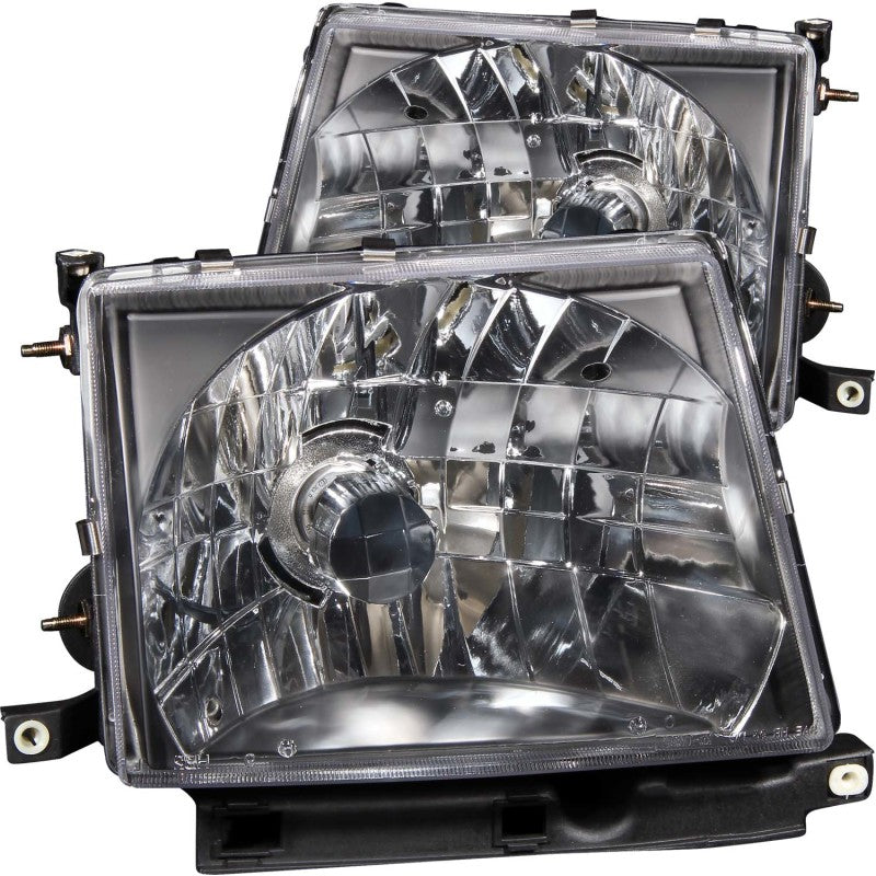 Faros delanteros de cristal ANZO 1997-2000 Toyota Tacoma negros