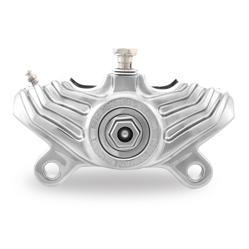Performance Machine 125x4R Vintage Caliper - Chrome — Motorcycle Brake Caliper