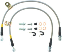 Cargar imagen en el visor de la galería, StopTech 06-07 Chrysler 300C SRT-8 Stainless Steel Front Brake Lines