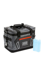 Cargar imagen en el visor de la galería, ARB Cooler Bag Charcoal w/ Red Highlights 15in L x 11in W x 9in H Holds 22 Cans