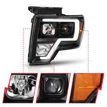 Cargar imagen en el visor de la galería, ANZO 2009-2014 Ford F-150 Projector Light Bar H.L Black Amber