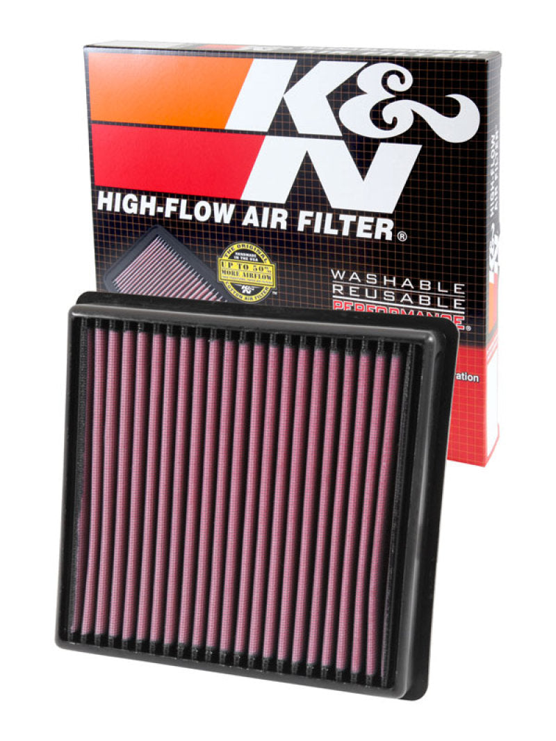 K&N 33-3029 Replacement Air Filter — Fits 14-19 Jeep Grand Cherokee 3.0L V6 Diesel