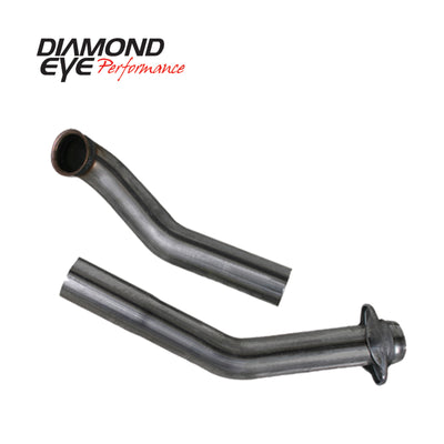 Diamond Eye 3in Turbo Downpipe Stainless Steel — Fits 94-97 Ford 7.3L