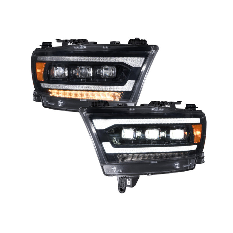 Form Lighting 2019-2024 Ram 1500 Sequential LED Projector Headlights (Pair) (FL0015)