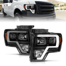 Cargar imagen en el visor de la galería, ANZO 2009-2014 Ford F-150 Projector Light Bar H.L Black Amber