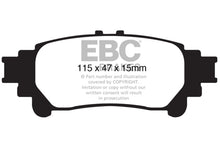 Load image into Gallery viewer, EBC 10+ Lexus RX350 3.5 (Japan) Extra Duty Rear Brake Pads