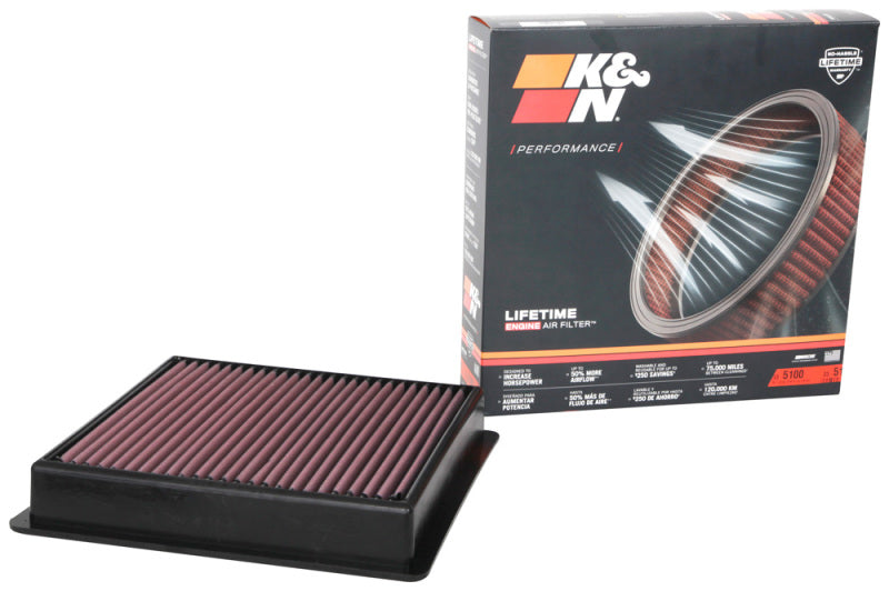 K&N 33-5100 Replacement Air Filter — Fits 2020-2026 Ford F-250/F-350 Super Duty V8