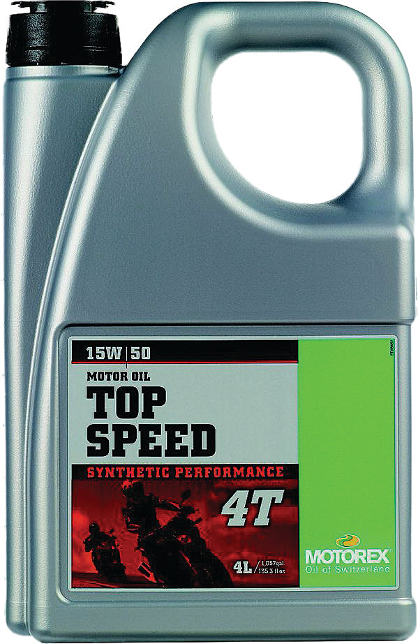 MOTOREX TOP Speed Motor OIL 15W50 4T 4L (4/Case Sold EA) (304975)