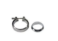 Cargar imagen en el visor de la galería, Granatelli 4.0in Aluminum Mating Male to Female Flanges w/V-Band Clamp/O-Ring Seal