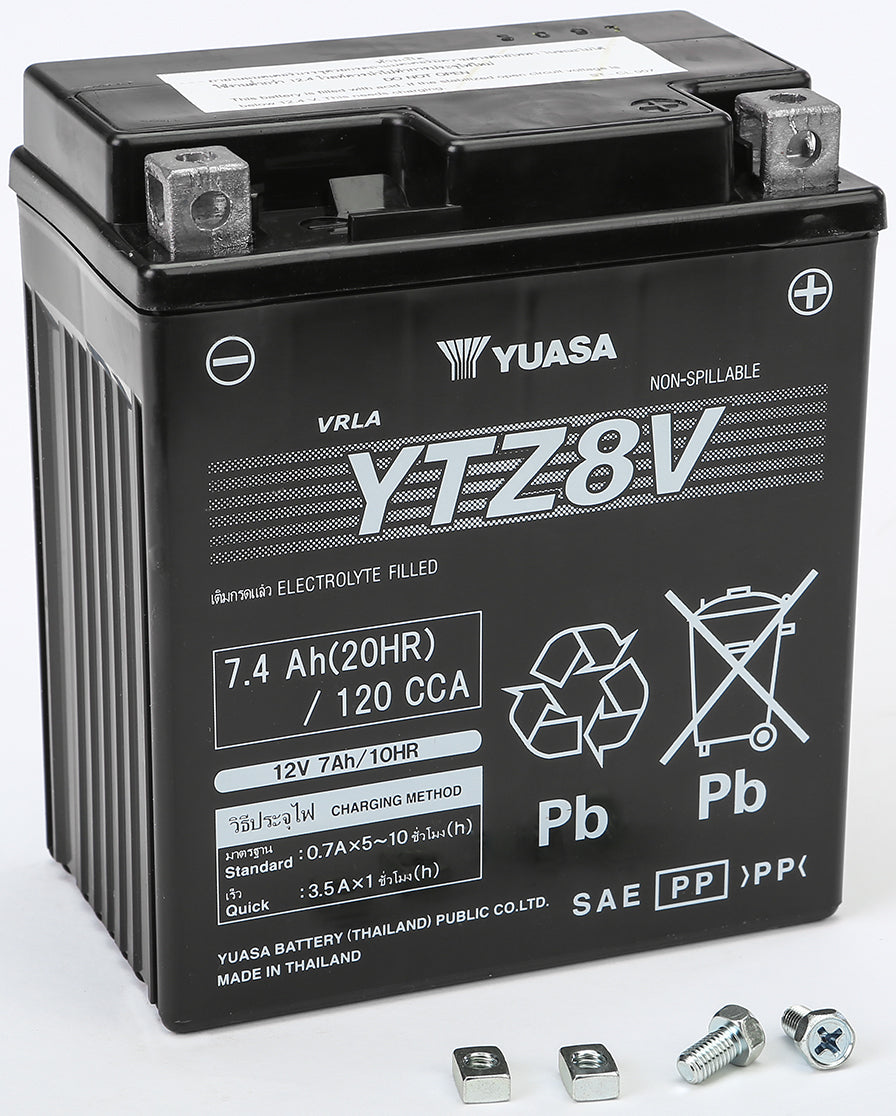 Yuasa Battery YTZ8V Sealed Factory Activated (YUAM728ZV)