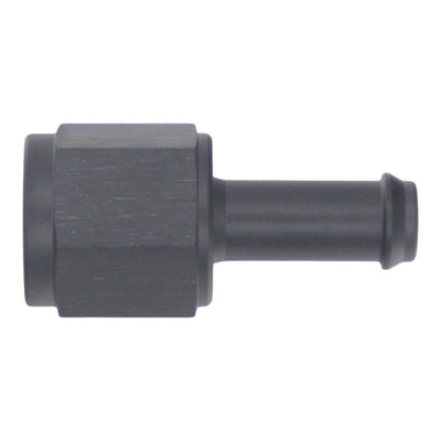 DeatschWerks 6AN Swivel to 5/16in Single Barb Fitting - Matte Black