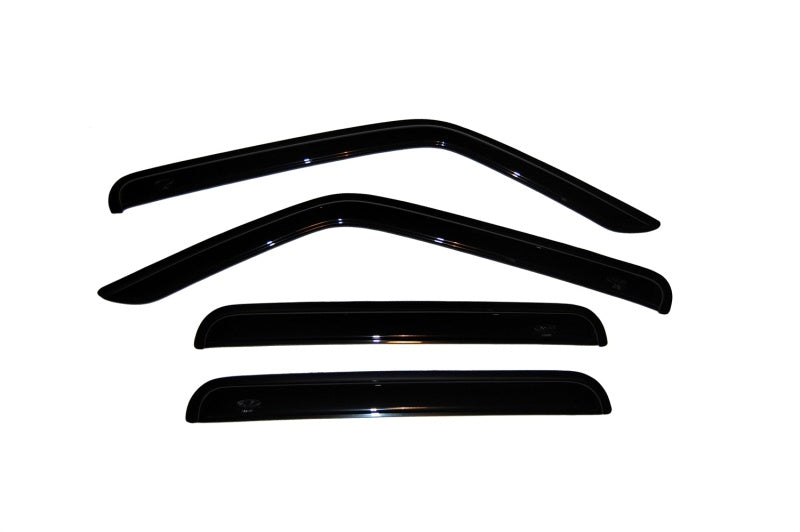 Deflectores de ventana de montaje exterior AVS 07-18 Jeep Patriot Ventvisor, 4 piezas, color humo