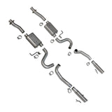 BBK 86-04 Mustang Cat Back Kit Varitune Mufflers Stainless Steel Tips