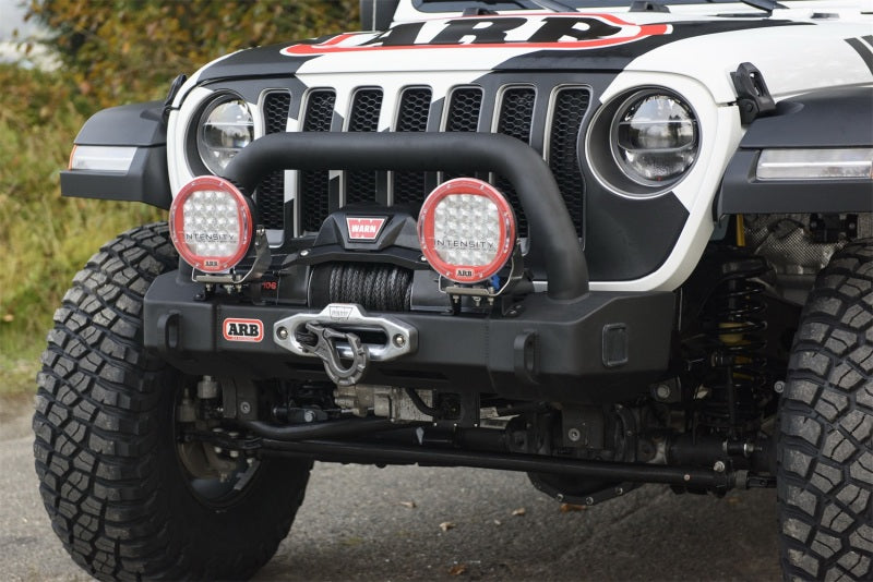 ARB Stubby Bar Textured Steel Bull Bar — Fits 2018-2025 Jeep Wrangler JL & Gladiator