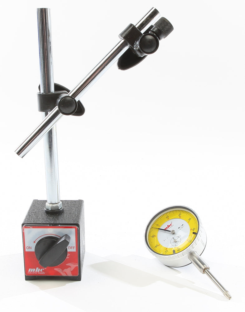 K&L 3 in 1 Truing Stand Dial Indicator w/Magnet Mount (35-8421)