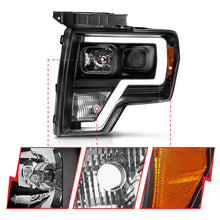 Cargar imagen en el visor de la galería, ANZO 2009-2014 Ford F-150 Projector Light Bar H.L Black Amber