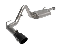 Cargar imagen en el visor de la galería, aFe 16-22 Toyota Tacoma Apollo GT Series 2.5in. - 3in. 409 SS Cat-Back Exhaust System w/ Black Tip