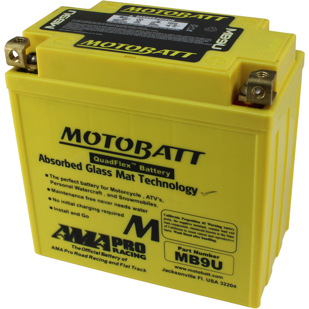 Motobatt Battery MB9UHD Sealed Factory Activated