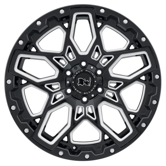 Black Rhino Wheels BRSHR 18X9.5 6X5.5 G-BLK-MILL -18MM