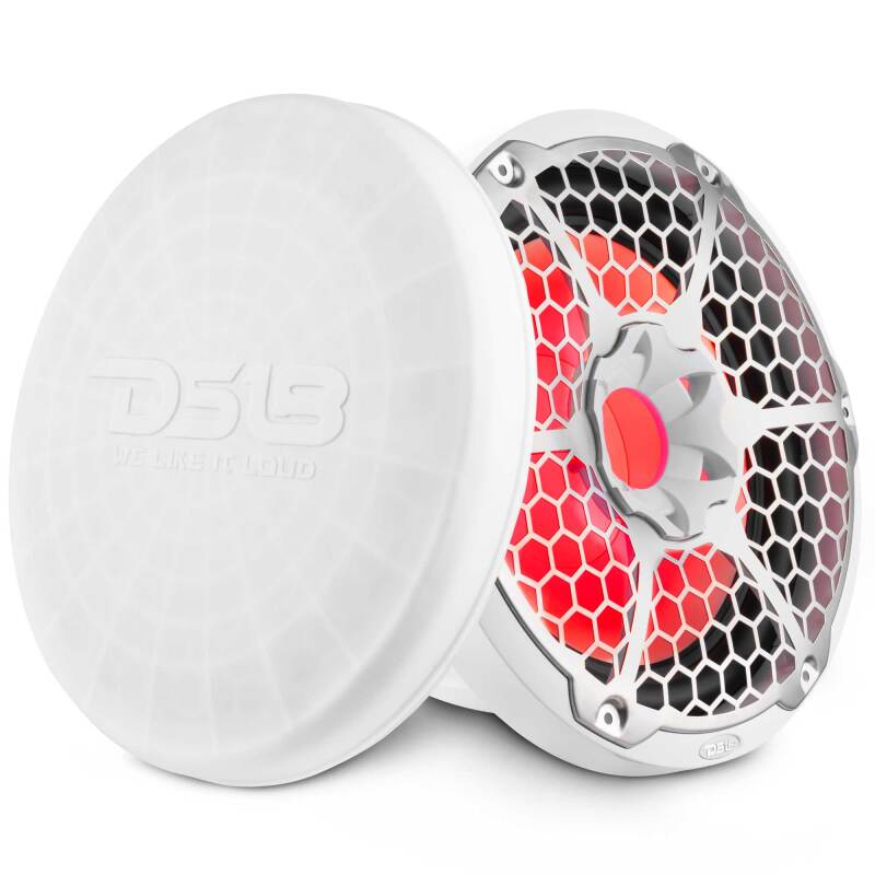 DS18 Marine Subwoofer w/ RGB Lights 12in 350 Watts RMS 4 ohm SVC White (NXL-12SUB/WH)
