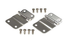 Cargar imagen en el visor de la galería, Kentrol 76-86 Jeep CJ7 Tailgate Hinge Pair - Polished Silver