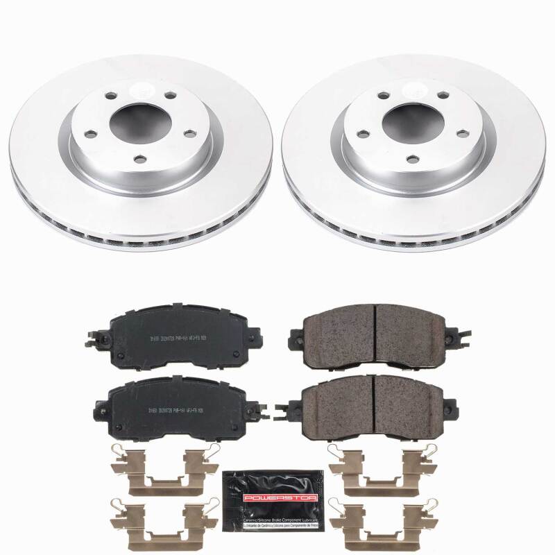 Power Stop 13-25 Nissan Altima Front Z23 Coated Brake Kit