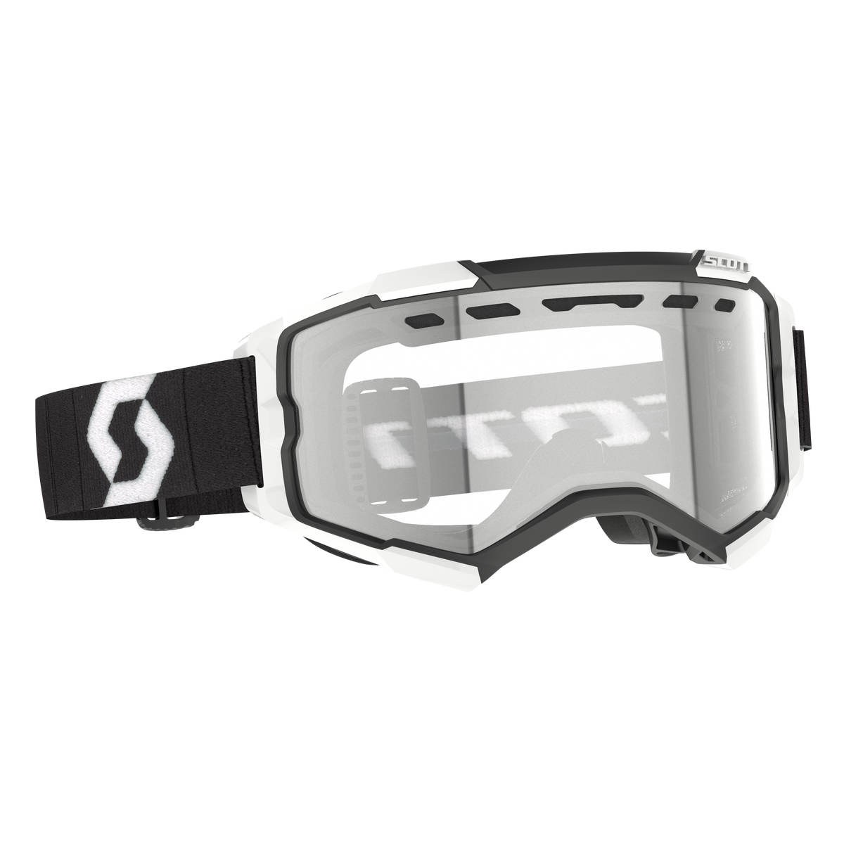 Scott Fury Enduro Goggle BLK/WHT Clear WRK (4032651007043)