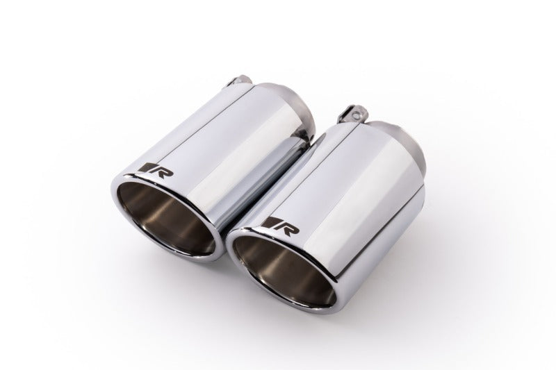 Remus 102mm Angled Chrome Tail Pipe Set (Pair) — Fits Universal