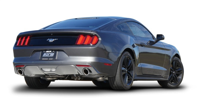 Sección trasera Borla Atak 15-17 Ford Mustang 2.3L EcoBoost MT/AT Tubo de 2,25 pulgadas Punta de 4 pulgadas