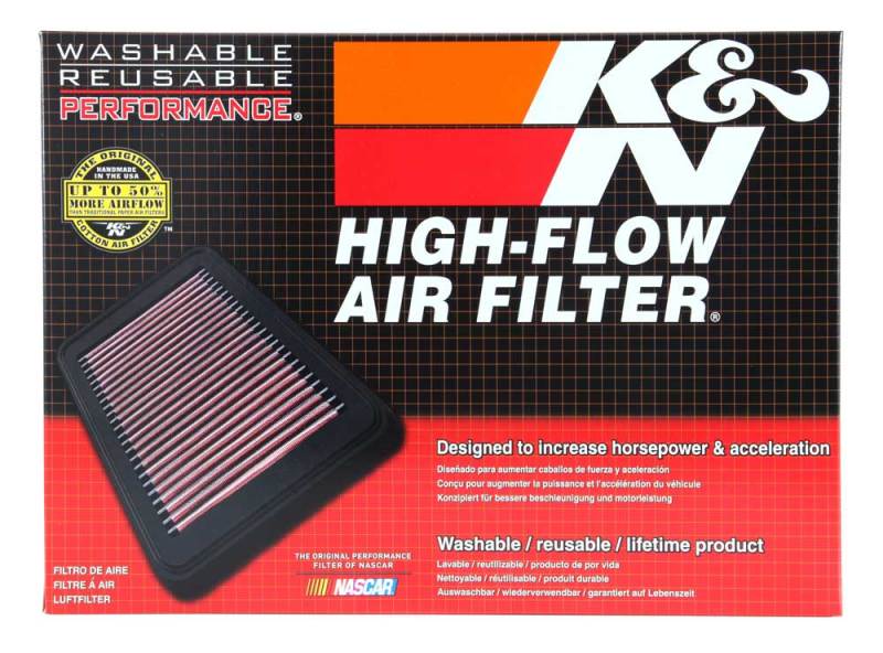 K&N 33-3140 Replacement Air Filter — Fits 2018-2023 Mercedes-Benz E63 AMG S, AMG GT 63, G63 AMG