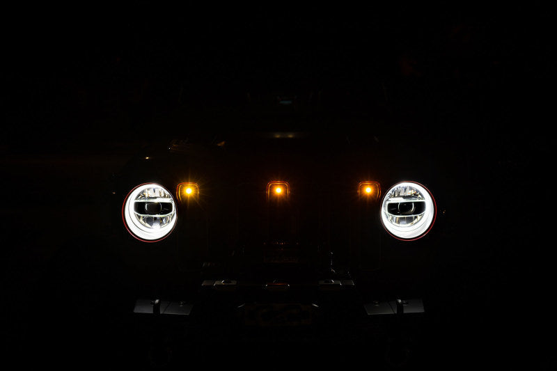 Luces de posición ámbar con parrilla Jeep JL DV8 Offroad 2018+